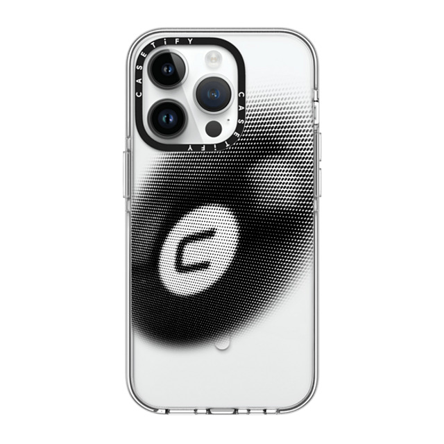 CASETiFY iPhone 14 Pro ケース クリア クリア ケース MagSafe対応 Sport 8-Ball