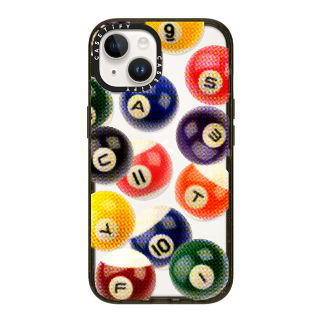 CASETiFY iPhone 14 ケース ブラック インパクトケース Sport Billiard