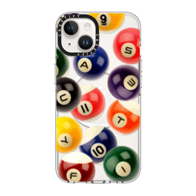 CASETiFY iPhone 14 ケース クリア クリア ケース MagSafe対応 Sport Billiard