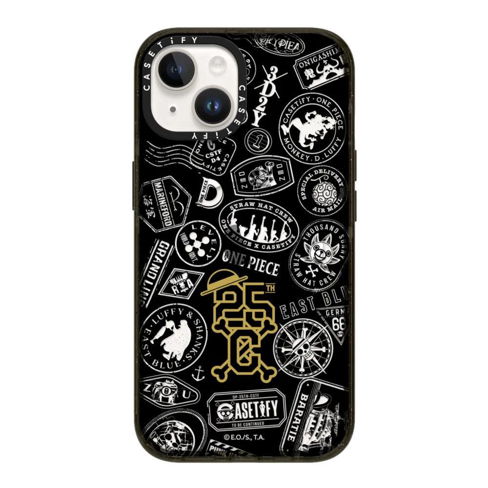 Impact iPhone 14 Case MagSafe Compatible - ONE PIECE 25th Chronicle Stamp Case
