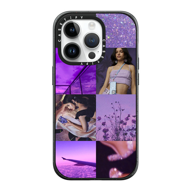 CASETiFY iPhone 14 Pro ケース マットブラック インパクトケース MagSafe対応 Custom Photo Grid Case casetify