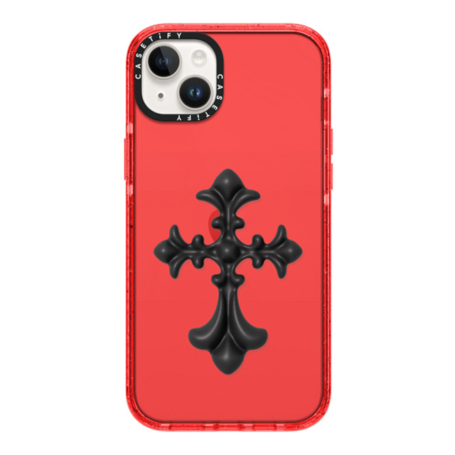 CASETiFY iPhone 14 Plus ケース レッド インパクトケース Y2K Y2K Cross Heritage Father's Day CASETiFY iPhone 14 Plus ケース レッド インパクトケース Y2K Y2K Cross Heritage Father's Day