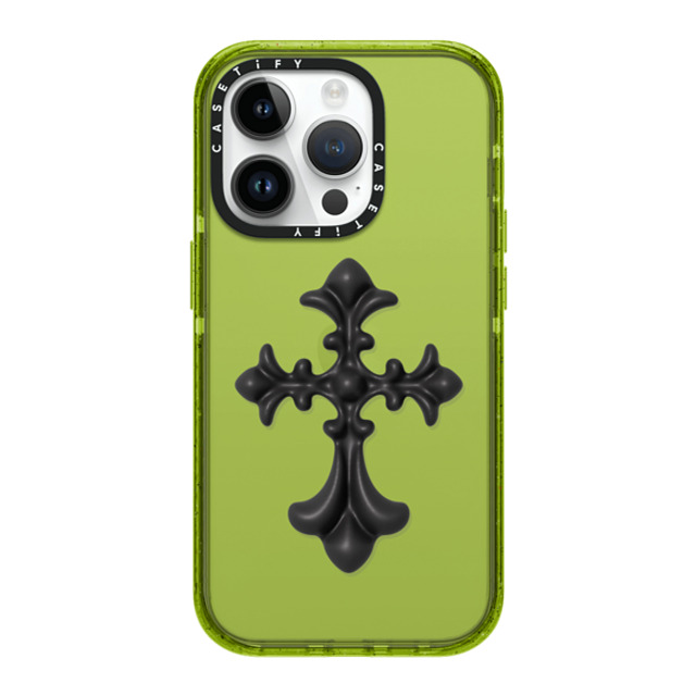 CASETiFY iPhone 14 Pro ケース Kiwi インパクトケース Y2K Y2K Cross Heritage Back to School CASETiFY iPhone 14 Pro ケース Kiwi インパクトケース Y2K Y2K Cross Heritage Back to School