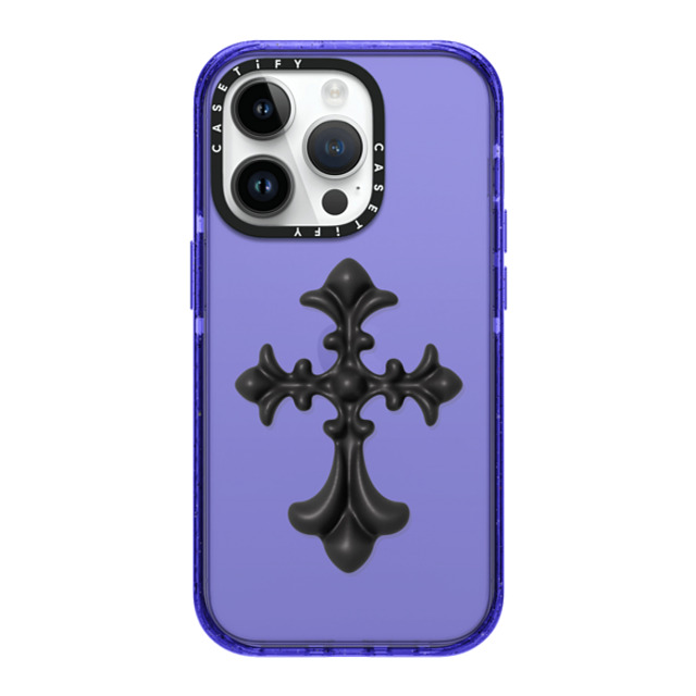 CASETiFY iPhone 14 Pro ケース Peri Purple インパクトケース Y2K Y2K Cross Heritage Father's Day CASETiFY iPhone 14 Pro ケース Peri Purple インパクトケース Y2K Y2K Cross Heritage Father's Day