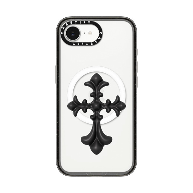CASETiFY iPhone 16e Case Black Impact Case MagSafe Compatible Y2K Y2K Cross Heritage Back to School CASETiFY iPhone 16e Case Black Impact Case MagSafe Compatible Y2K Y2K Cross Heritage Back to School