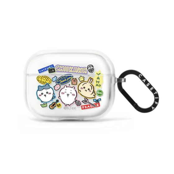 Impact AirPods Pro 2 Case - Chiikawa Luggage Sticker Earbuds Case