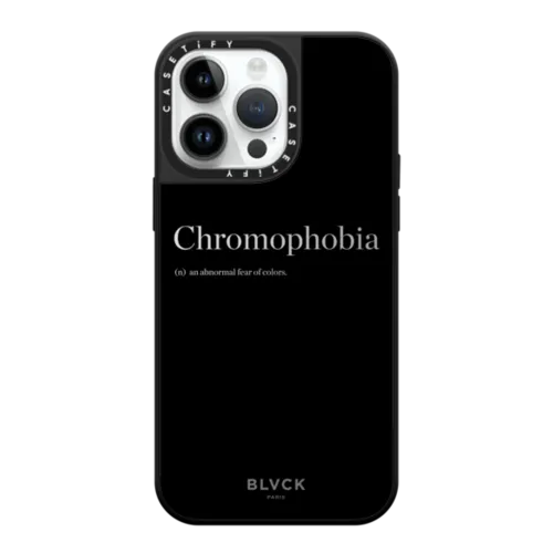 iPhone 14 Pro Max - BLVCK Chromophobia Case - Black