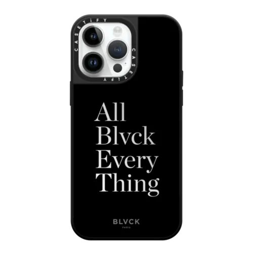 iPhone 14 Pro Max - All BLVCK Everything Case - Black