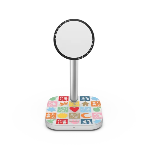   - Moomin Square Pattern PowerThru 2-in-1 Charging Stand