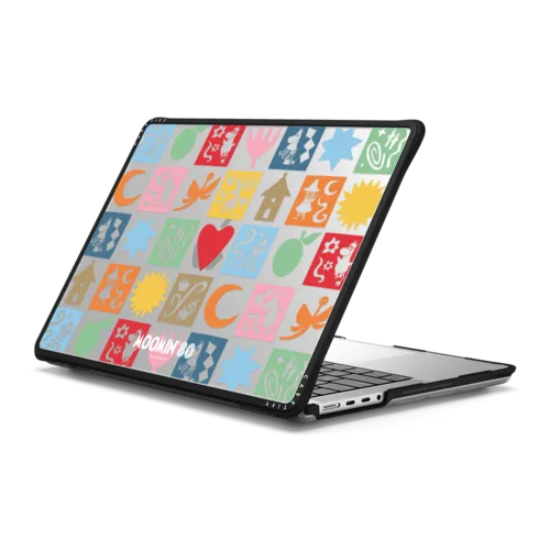 MacBook Pro 14-inch (M1 - M4) - Moomin Square Pattern Laptop Case