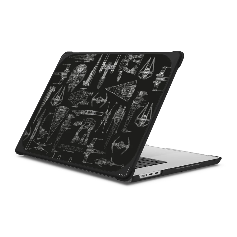 Bounce MacBook Air 15-inch (M2 - M4) Case - Star Wars™ Aircrafts Pattern Laptop Case