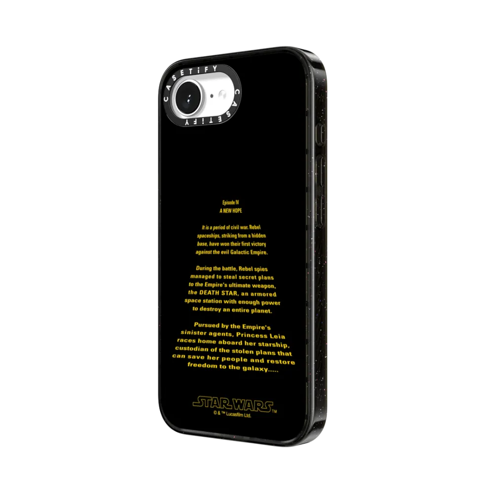 Impact iPhone 16e Case MagSafe Compatible - Star Wars™ Opening Crawls Case