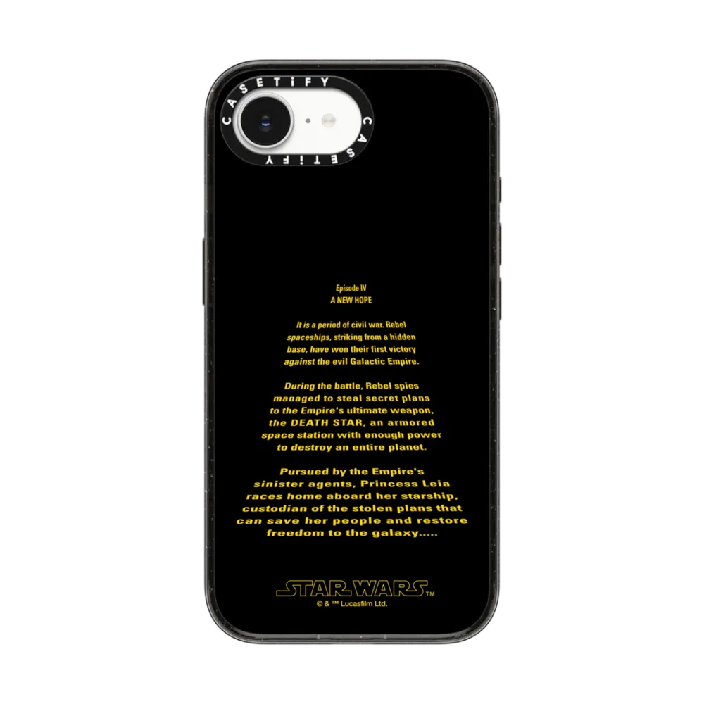 Impact iPhone 16e Case MagSafe Compatible - Star Wars™ Opening Crawls Case