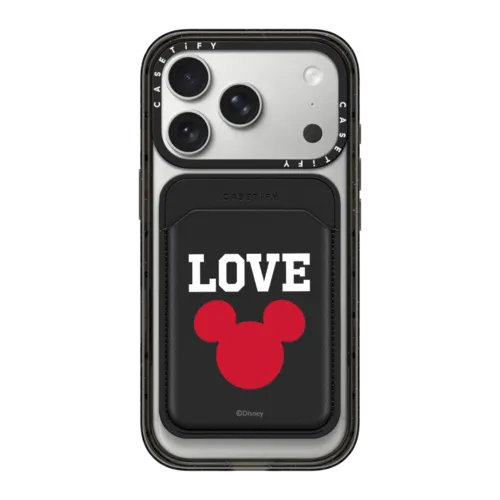 Snappy MagSafe Wallet - Mickey Mouse Love Symbol Snappy Wallet
