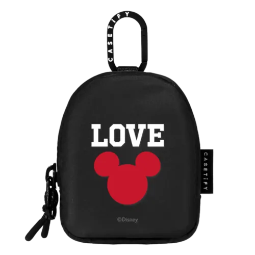 Pouch - Mickey Mouse Love Symbol Earbuds Pouch