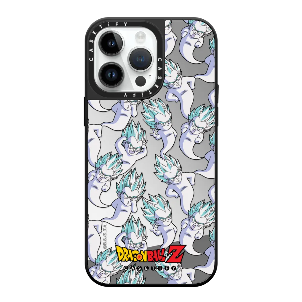 Mirror iPhone 14 Pro Max Case MagSafe Compatible - GOTENKS : SUPER GHOST KAMIKAZE ATTACK Pattern Case