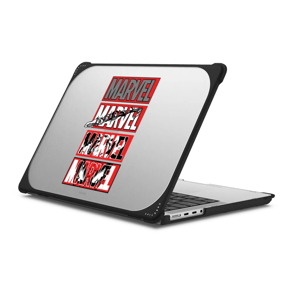 Bounce MacBook Pro 14-inch (M1 - M4) Case - Marvel Logo Laptop Case