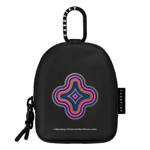 Pouch - V&A Geometry Edit, Carnival 2 Earbuds Pouch