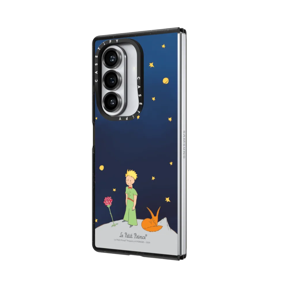 Impact Magnetic Galaxy Z Fold7 Case - Le Petit Prince Phone Case - Le Petit Prince The Rose & The Fox