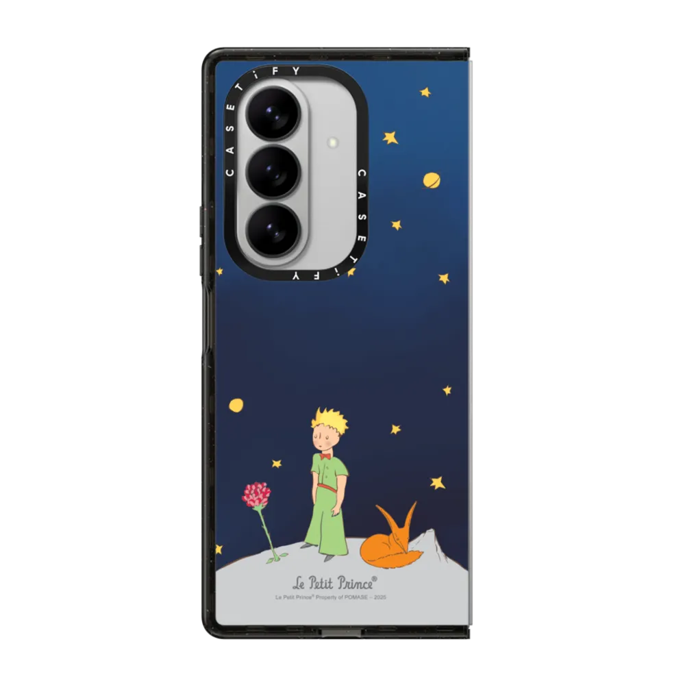 Impact Magnetic Galaxy Z Fold7 Case - Le Petit Prince Phone Case - Le Petit Prince The Rose & The Fox
