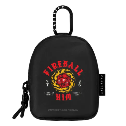 Pouch - Stranger Things Fireball Him Earbuds Pouch