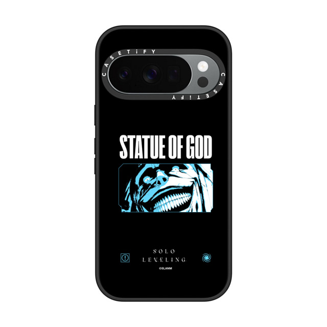 ���������x���A�b�v�Ȍ� x CASETiFY Pixel 10 Pro �P�[�X �}�b�g�u���b�N Impact Magnetic Case Solo Leveling Statue Of God Phone Case