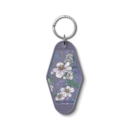 Keychain Tag - Bridgerton Blooming Flowers Keychain Tag