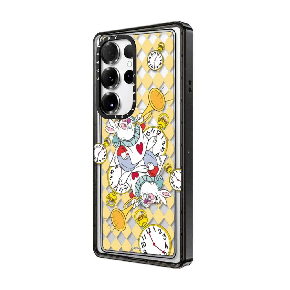 Impact Magnetic Galaxy S25 Ultra Case - White Rabbit Card Case