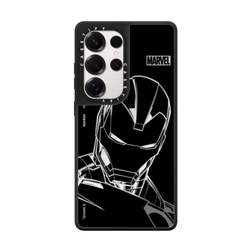 Galaxy S25 Ultra - Iron Man Case - Black