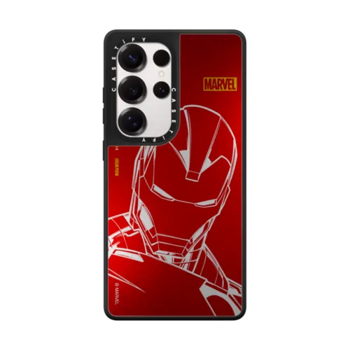 Galaxy S25 Ultra - Iron Man Case - Red
