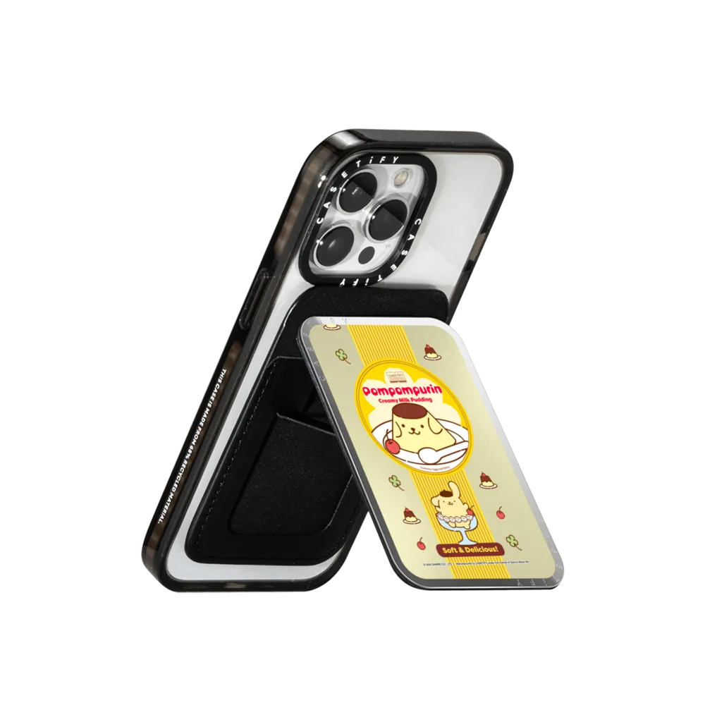 Snappy™ Mirror Cardholder Stand MagSafe Compatible - Pompompurin Milk Pudding Snappy Cardholder Stand