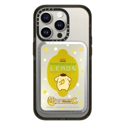 Snappy Cardholder Stand - Pompompurin Vitamin Drink Snappy Cardholder Stand