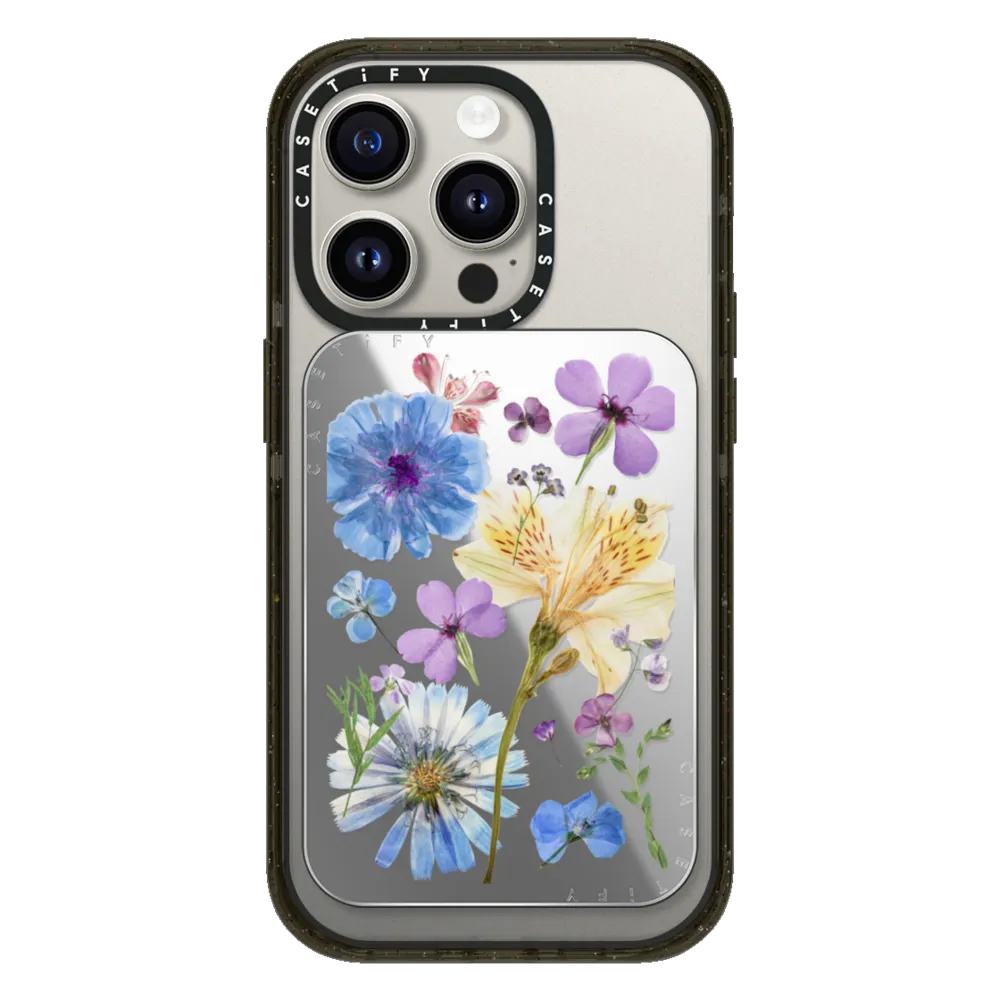 Snappy™ Mirror Cardholder Stand MagSafe Compatible - Pressed Floral