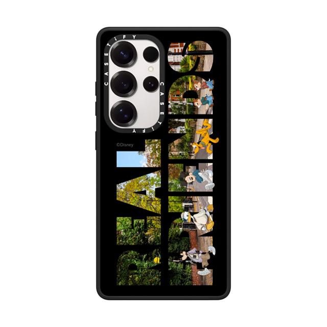 Disney D4 x CASETiFY Galaxy S25 Ultra �P�[�X Animal,Cartoon �}�b�g�u���b�N �}�O�l�b�g�� �C���p�N�g�P�[�X Mickey & Friends' Statement Case (Park Edition)
