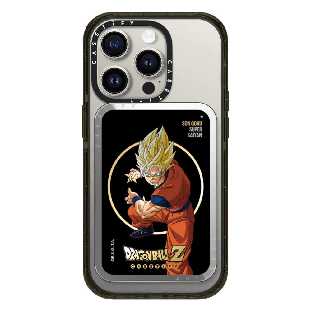Snappy™ Mirror Cardholder Stand MagSafe Compatible - SUPER SAIYAN GOKU Snappy Cardholder Stand