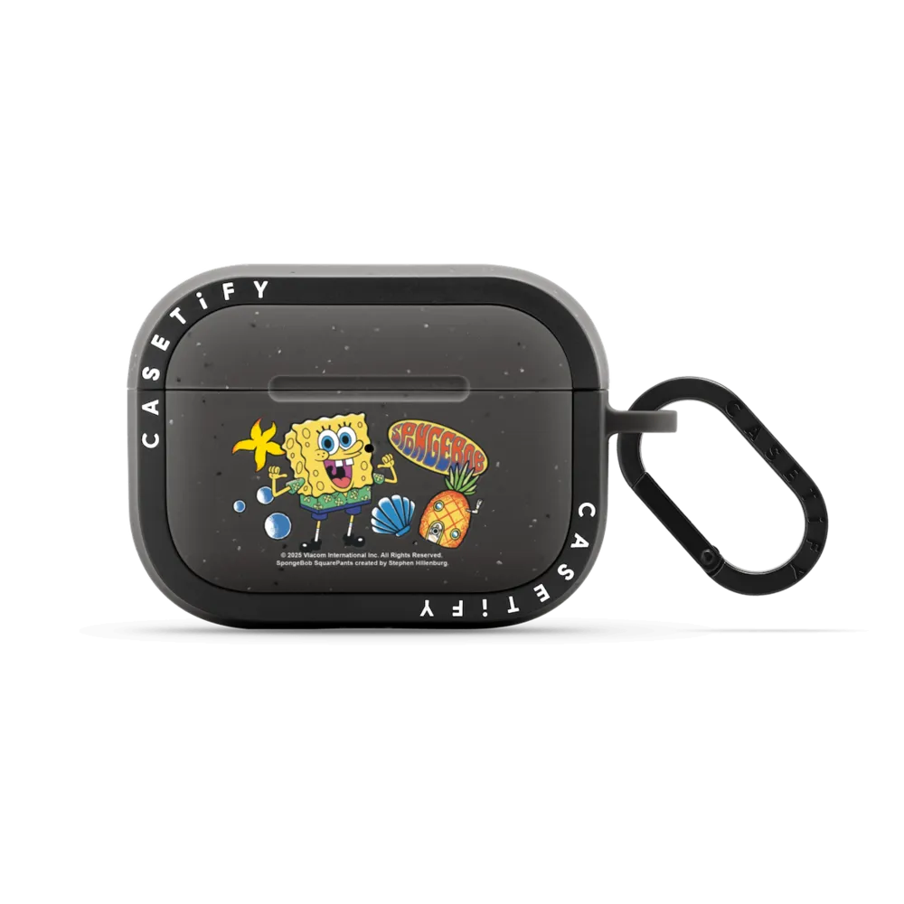 Bounce AirPods Pro 2 Case - SpongeBob Hibiscus Pattern Earbuds Case