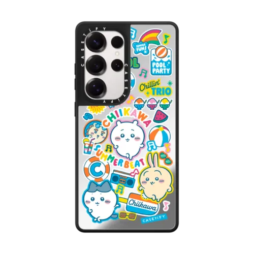 Galaxy S25 Ultra - Chiikawa Summer Party Sticker Case