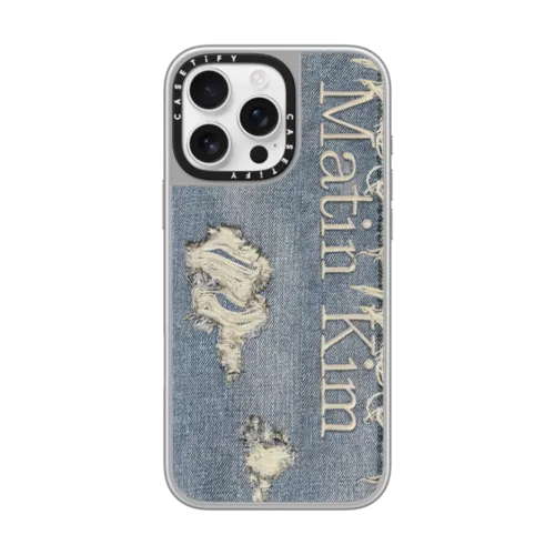 iPhone 16 Pro Max - Matin Kim Destroyed Denim Case