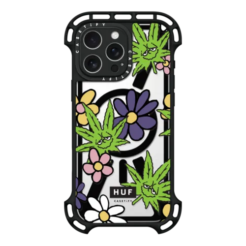 iPhone 16 Pro Max - HUF Green Buddy Floral Phone Case