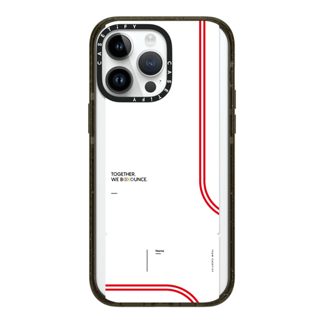 CASETiFY iPhone 14 Pro Max ケース ブラック インパクトケース MagSafe対応 Team CASETiFY Ticket Case - White casetify