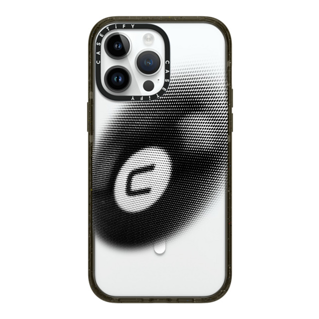 CASETiFY iPhone 14 Pro Max ケース ブラック インパクトケース MagSafe対応 Sport 8-Ball