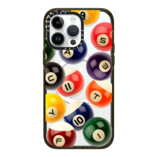 CASETiFY iPhone 14 Pro Max ケース ブラック インパクトケース MagSafe対応 Sport Billiard