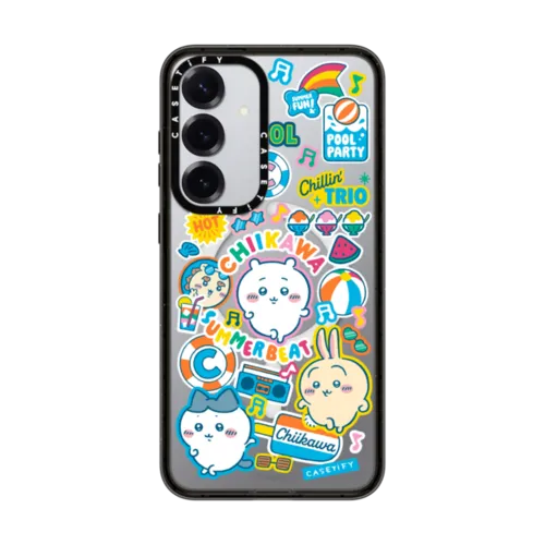 Galaxy S25+ - Chiikawa Summer Party Sticker Case