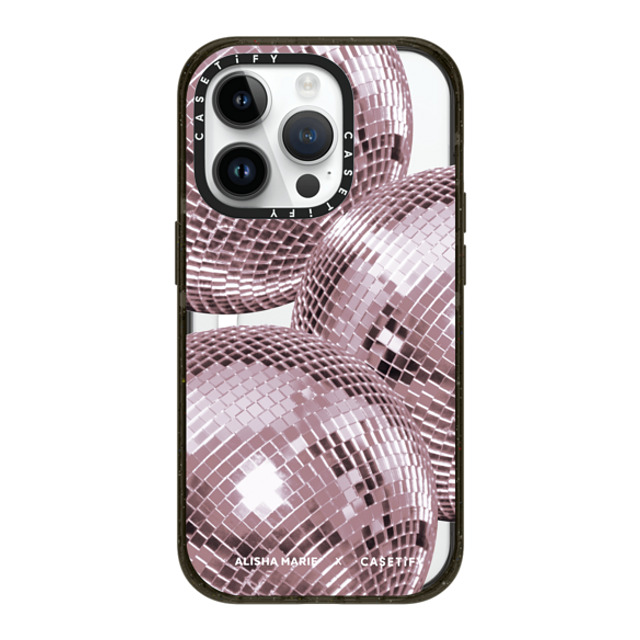 CASETiFY iPhone 14 Pro ケース ブラック インパクトケース MagSafe対応 Alisha Marie Disco Baby Case casetify