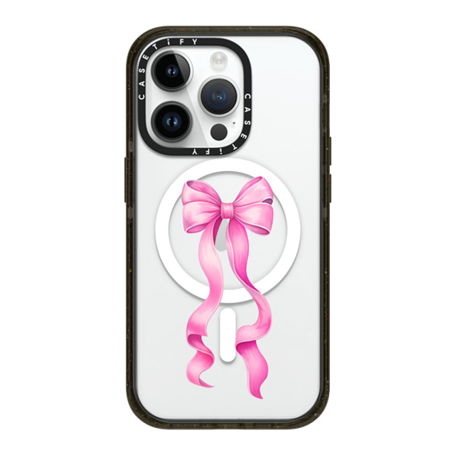 CASETiFY iPhone 14 Pro ケース ブラック インパクトケース MagSafe対応 Y2K Put A Bow On It