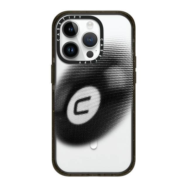 CASETiFY iPhone 14 Pro ケース ブラック インパクトケース MagSafe対応 Sport 8-Ball