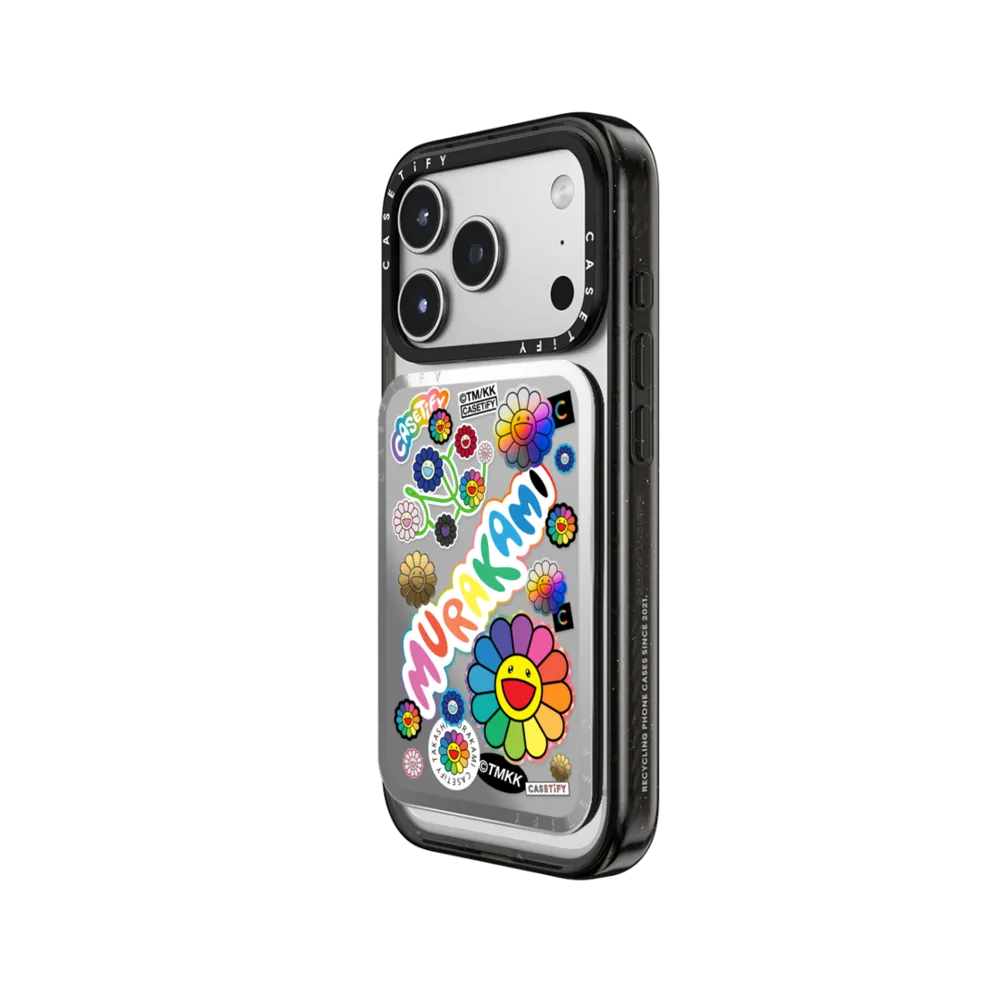 Snappy™ Mirror Cardholder Stand MagSafe Compatible - FLOWERS STICKER MANIA SNAPPY™ CARDHOLDER STAND