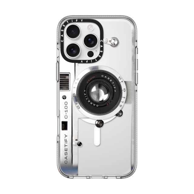 CASETiFY iPhone 16 Pro Max ケース クリア クリア ケース MagSafe対応 Camera Case - Retro casetify