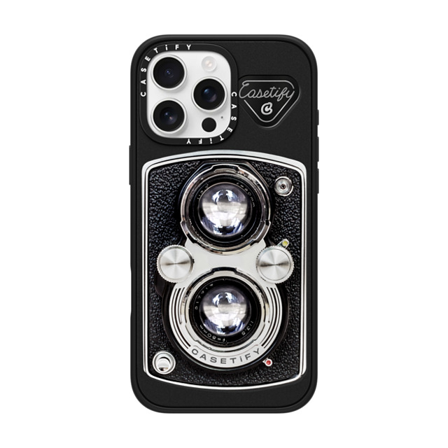 CASETiFY iPhone 16 Pro Max ケース マットブラック インパクトケース MagSafe対応 Camera Case - Vintage casetify Back to School CASETiFY iPhone 16 Pro Max ケース マットブラック インパクトケース MagSafe対応 Camera Case - Vintage casetify Back to School