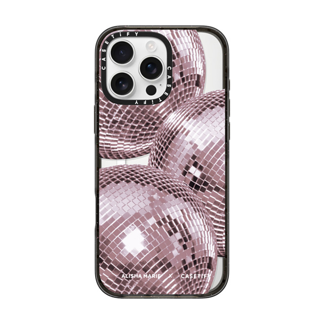 CASETiFY iPhone 16 Pro Max ケース ブラック インパクトケース MagSafe対応 Alisha Marie Disco Baby Case casetify